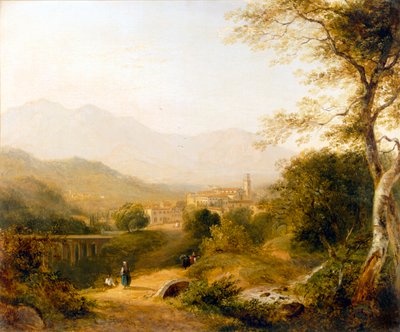 Italienische Landschaft von Joseph William Allen